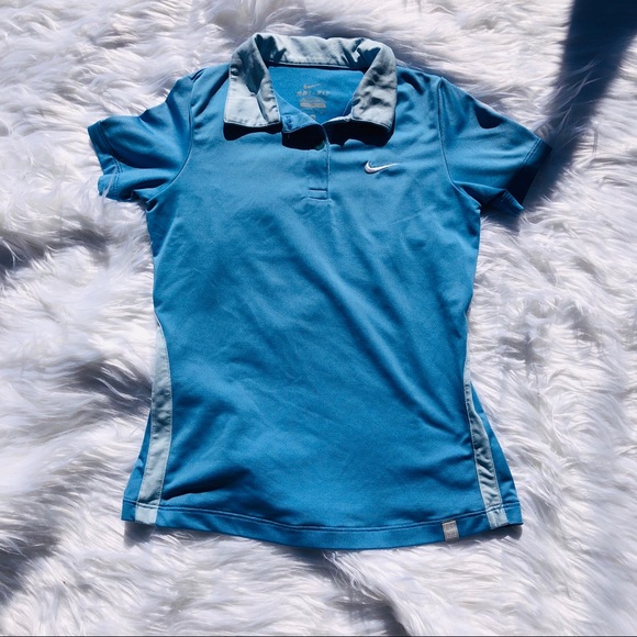 Nike Other - Girls Nike in baby blue polo size small